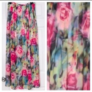 i jeans by buffalo rainbow floral chiffon skirt 4